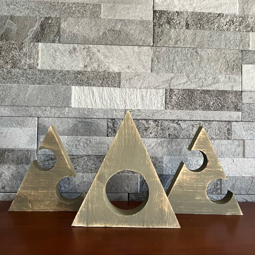 Set of 3 abstract home decor